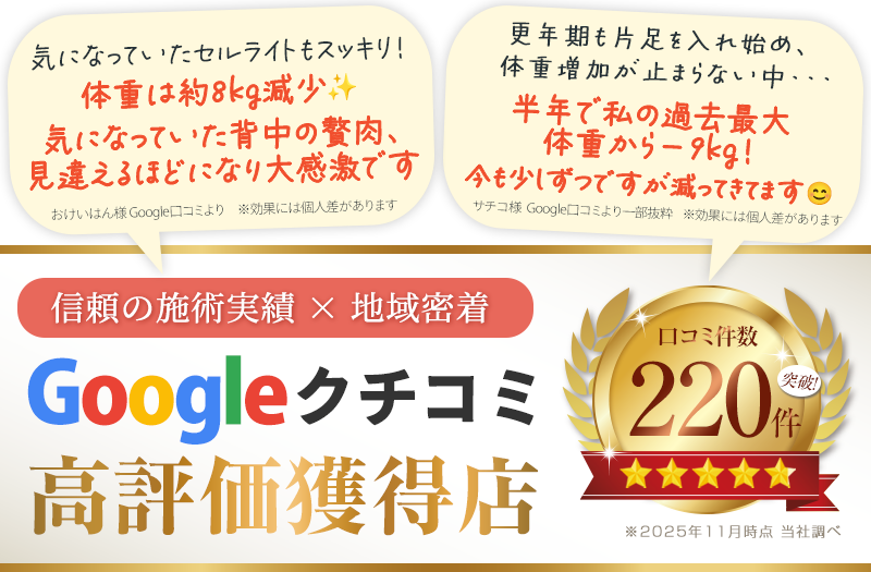 Google口コミ高評価